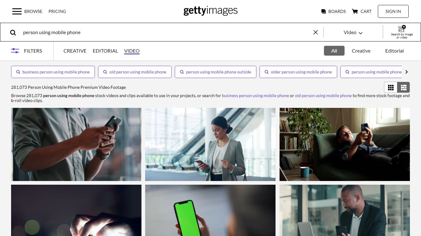 Person Using Mobile Phone Videos and HD Footage - Getty Images